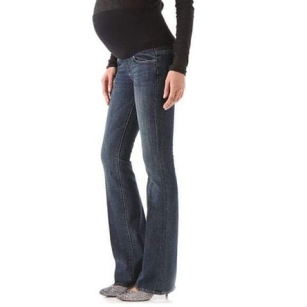 Paige Laurel Canyon Kick Flare Maternity Jeans Size 34